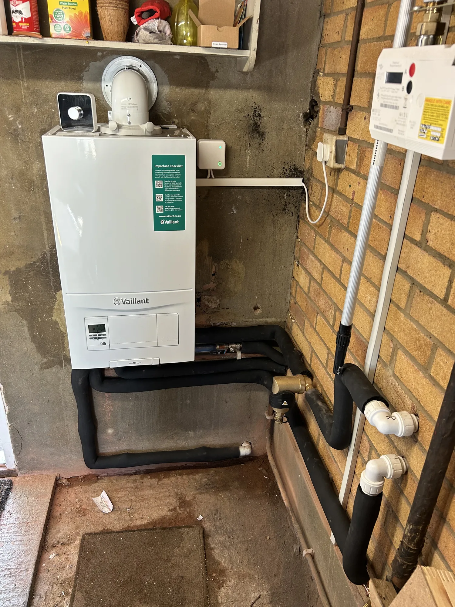Vaillant boiler installed by H.M.D Plumbing & Heating
